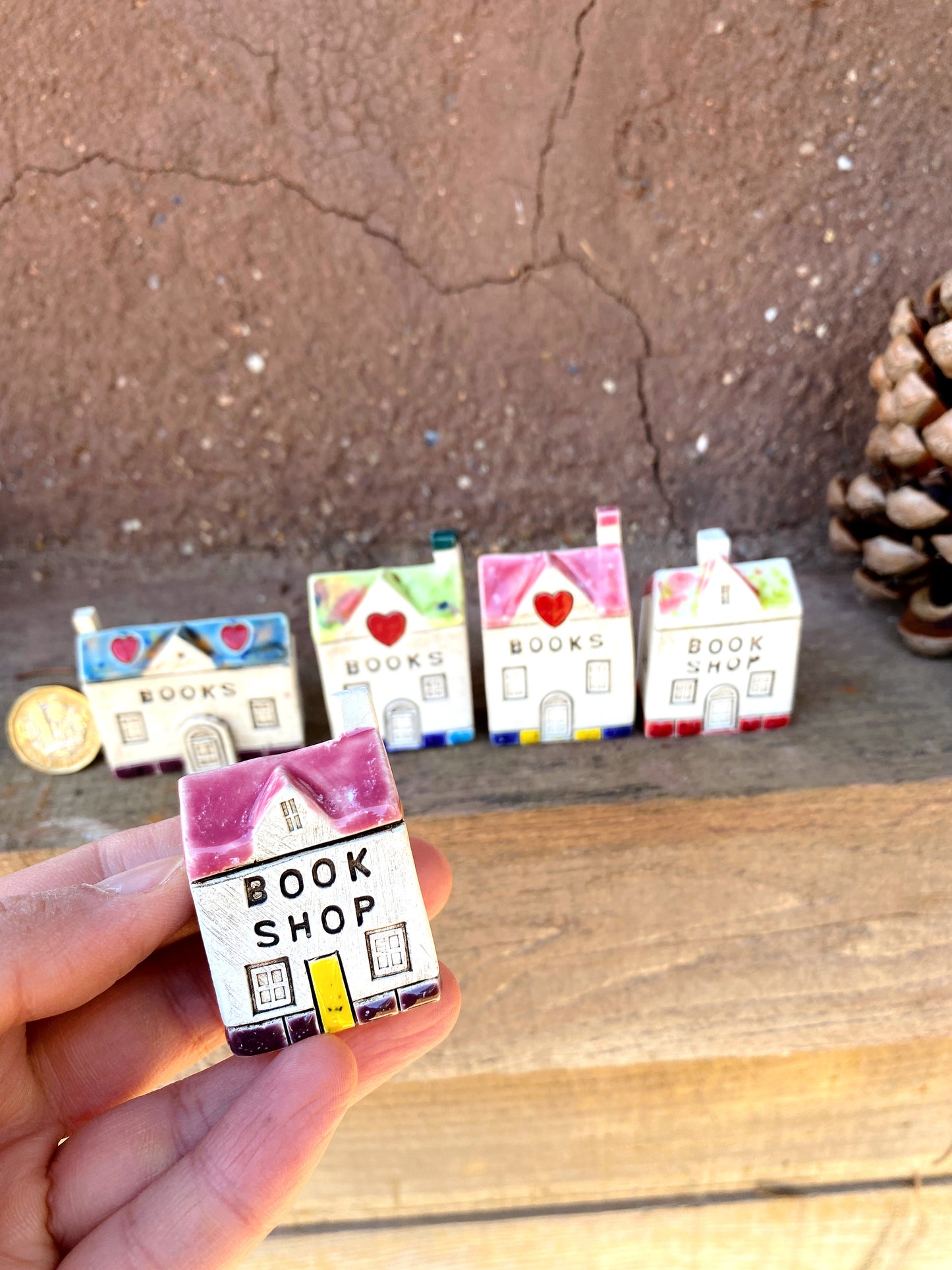 BOOKS Tiny Ceramic Houses
